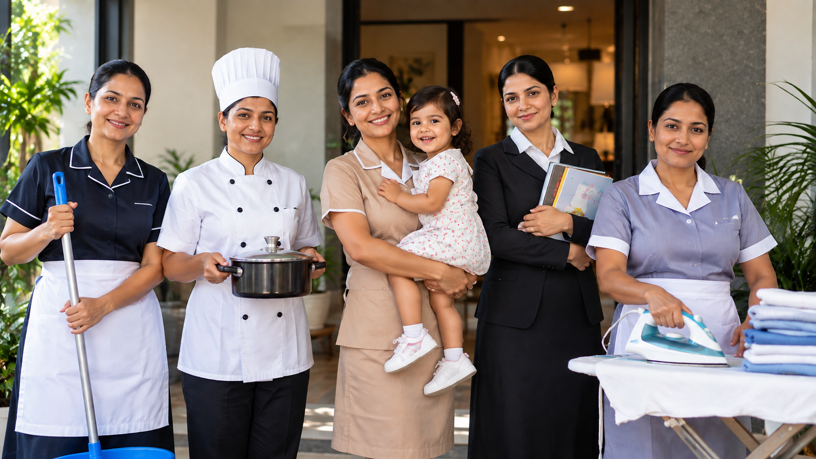 Live-in house manager service in Delhi